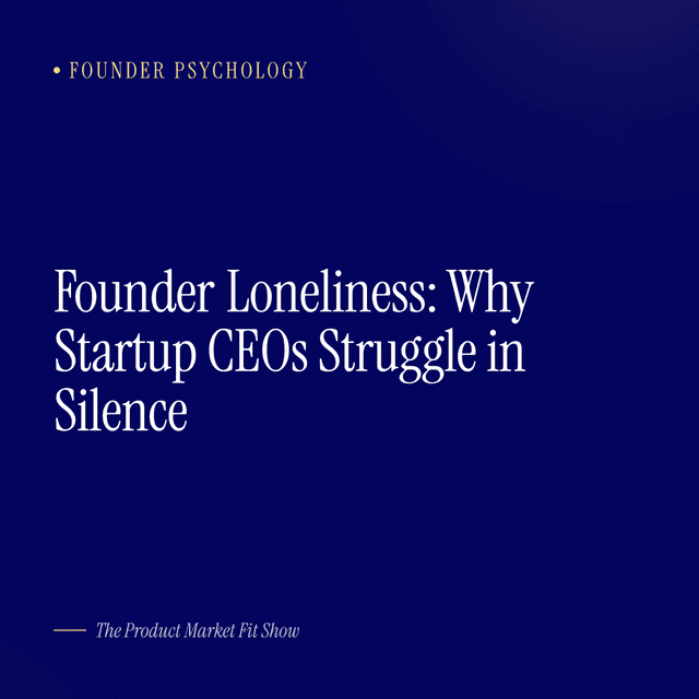 Founder Loneliness: Why Startup CEOs Struggle in Silence