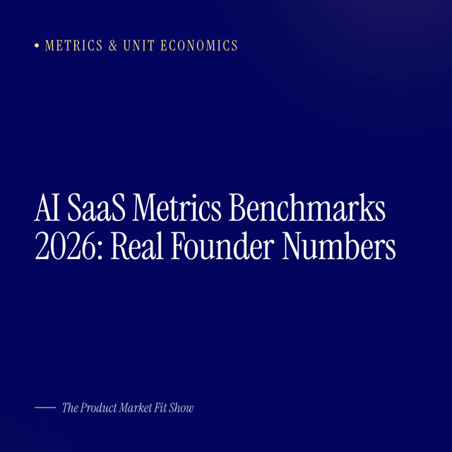 AI SaaS Metrics Benchmarks 2026: Real Founder Numbers