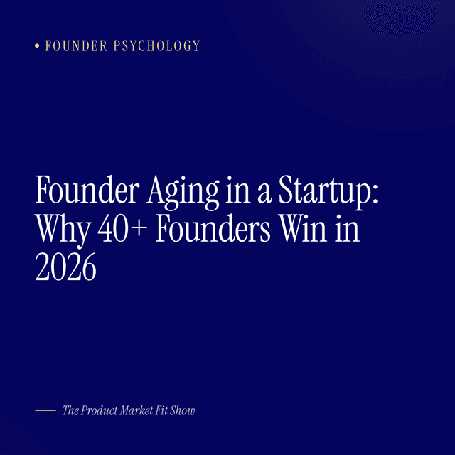 Founder Aging in a Startup: Why 40+ Founders Win in 2026